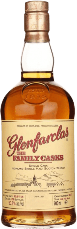 948,95 € Envío gratis | Whisky Single Malt Glenfarclas The Family Casks Escocia Reino Unido Botella 70 cl