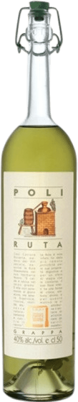 24,95 € Spedizione Gratuita | Grappa Poli Ruta Italia Bottiglia Medium 50 cl