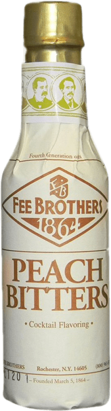 24,95 € Envío gratis | Schnapp Fee Brothers Bitter Peach Estados Unidos Botellín 15 cl