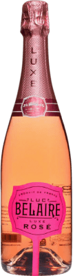 38,95 € 免费送货 | 玫瑰气泡酒 Luc Belaire Luxe Rosé 夜光瓶 法国 Syrah, Grenache, Cinsault 瓶子 75 cl