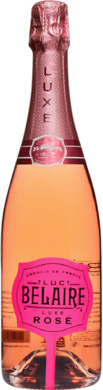 38,95 € Kostenloser Versand | Rosé Sekt Luc Belaire Luxe Rosé Leuchtende Flasche Frankreich Syrah, Grenache, Cinsault Flasche 75 cl
