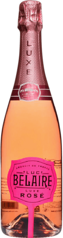 44,95 € Envio grátis | Espumante rosé Luc Belaire Luxe Rosé Garrafa Luminosa França Syrah, Grenache, Cinsault Garrafa 75 cl