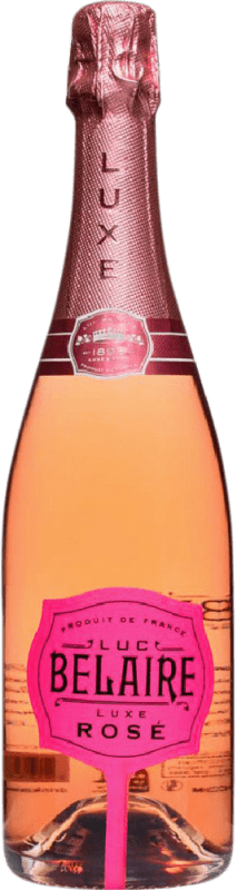 23,95 € Бесплатная доставка | Розовое игристое вино Luc Belaire Fantôme Rosé — Розе, Luxury — Роскошь Франция Syrah — Сира, Garnacha — Гренаш, Cinsault — Сансо 75 cl