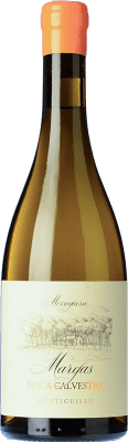 62,95 € Kostenloser Versand | Weißwein Mustiguillo Finca Calvestra Blanco Margas Spanien Merseguera Flasche 75 cl