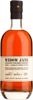 74,95 € 免费送货 | 波本威士忌 Widow Jane Straight 美国 10 岁 瓶子 70 cl