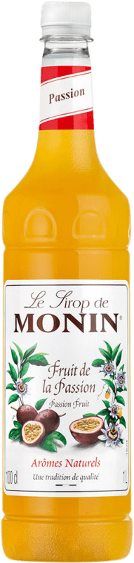 17,95 € 免费送货 | 鸡尾酒糖浆 Monin 法国 1 L PET — 塑料 Fruit de la Passion — 百香果 不含酒精