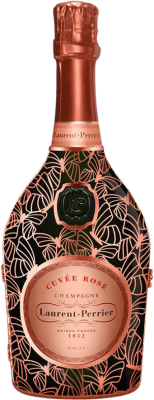 159,95 € Envio grátis | Espumante rosé Laurent Perrier Cuvée Rose Metal Jacket Mariposa A.O.C. Champagne Champagne França Pinot Preto Garrafa 75 cl