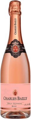 8,95 € 免费送货 | 玫瑰气泡酒 Charles Bailly Rosé A.O.C. Nuits-Saint-Georges 勃艮第 法国 Merlot, Gamay 瓶子 75 cl