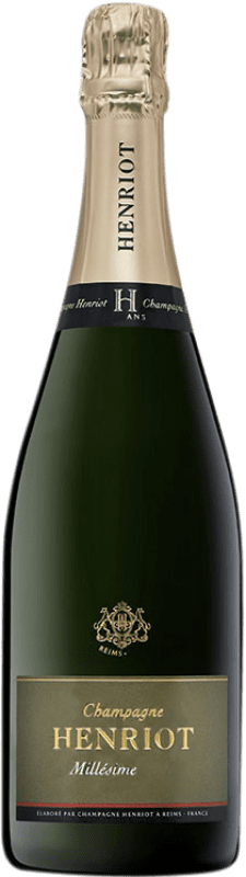 89,95 € 免费送货 | 白起泡酒 Henriot Millésimé 香槟 A.O.C. Champagne 香槟酒 法国 Pinot Black, Chardonnay 瓶子 75 cl