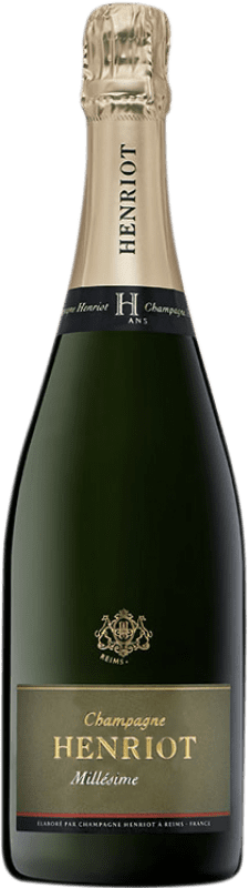 89,95 € Spedizione Gratuita | Spumante bianco Henriot Millésimé Brut A.O.C. Champagne champagne Francia Pinot Nero, Chardonnay Bottiglia 75 cl