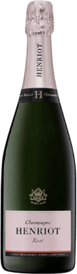 69,95 € 免费送货 | 玫瑰气泡酒 Henriot Rosé 香槟 A.O.C. Champagne 香槟酒 法国 Chardonnay 瓶子 75 cl