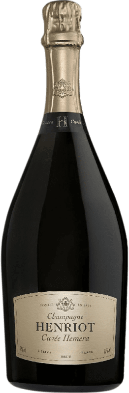 217,95 € 送料無料 | 白スパークリングワイン Henriot Cuvée Hemera A.O.C. Champagne シャンパン フランス Pinot Black, Chardonnay ボトル 75 cl