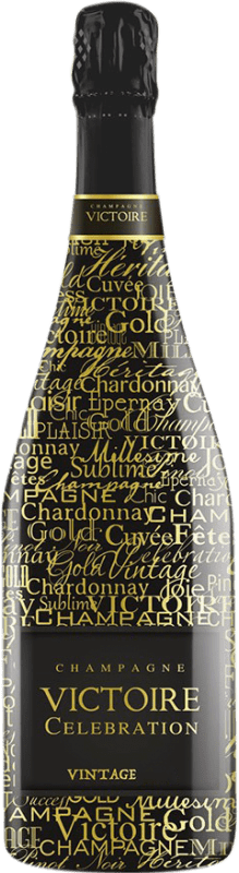 66,95 € 免费送货 | 白起泡酒 G.H. Martel Victoire Celebration Brut — 起泡酒 干型 Millésimé A.O.C. Champagne 香槟酒 法国 Pinot Noir — 黑皮诺, Chardonnay — 莎当妮, Pinot Meunier — 黑皮诺·莫尼耶 瓶装 75 cl