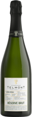 89,95 € Бесплатная доставка | Белое игристое Telmont брют Резерв A.O.C. Champagne шампанское Франция Pinot Black, Chardonnay, Pinot Meunier бутылка 75 cl