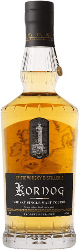 124,95 € Free Shipping | Single Malt Whisky Celtic Kornog France 70 cl