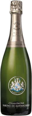 186,95 € Бесплатная доставка | Белое игристое Barons de Rothschild Blanc de Blancs A.O.C. Champagne шампанское Франция бутылка Магнум 1,5 L