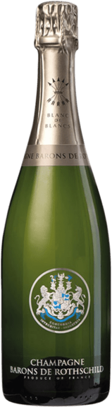 186,95 € Envio grátis | Espumante branco Barons de Rothschild Blanc de Blancs A.O.C. Champagne Champagne França Garrafa Magnum 1,5 L