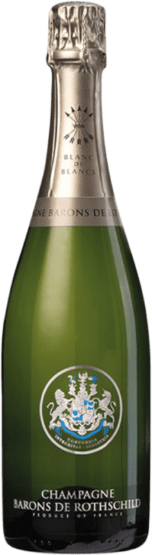 187,95 € 送料無料 | 白スパークリングワイン Barons de Rothschild Blanc de Blancs A.O.C. Champagne シャンパン フランス マグナムボトル 1,5 L