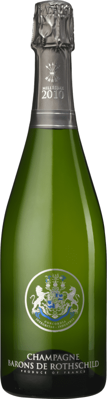 121,95 € Envoi gratuit | Vin Mousseux Blanc Barons de Rothschild Millésimé A.O.C. Champagne Champagne France Pinot Noir, Chardonnay Bouteille 75 cl