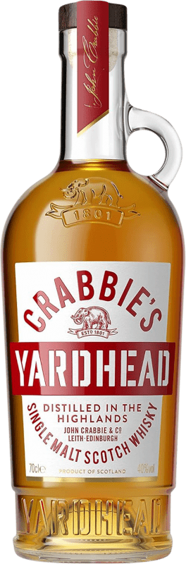 26,95 € Free Shipping | Whisky Single Malt Crabbie Yardhead Scotland United Kingdom Bottle 70 cl