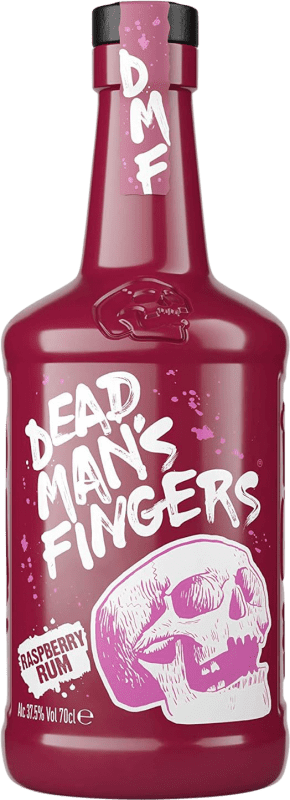 27,95 € Envío gratis | Ron Dead Man's Fingers Raspberry Rum Reino Unido Botella 70 cl