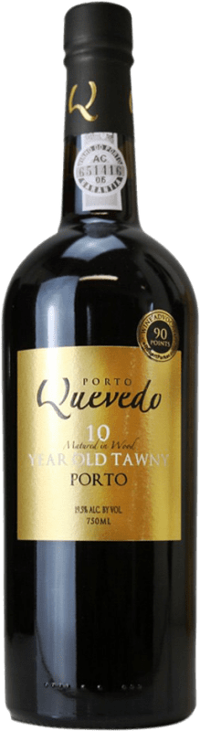 27,95 € Free Shipping | Fortified wine Quevedo Old Tawny I.G. Porto Porto Portugal Touriga Franca, Touriga Nacional, Tinta Barroca 10 Years Bottle 75 cl