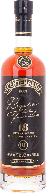 76,95 € Envio grátis | Rum Centenario Costa Rica 18 Anos Garrafa 70 cl