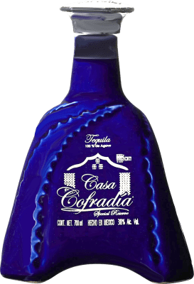 79,95 € Kostenloser Versand | Tequila La Cofradía Ceramic Porcelain — Keramikporzellan Añejo — Gereift Mexiko 70 cl