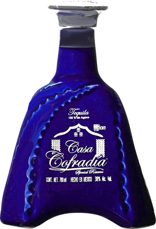 79,95 € Free Shipping | Tequila La Cofradía Cerámica Añejo Mexico Bottle 70 cl