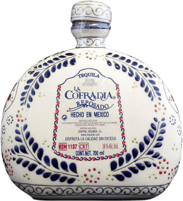 137,95 € 送料無料 | テキーラ La Cofradía Talavera Cerámica Reposado メキシコ ボトル 70 cl