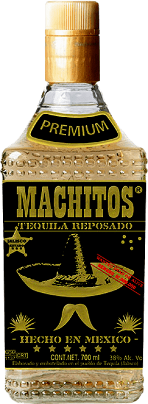 28,95 € Free Shipping | Tequila La Cofradía Machitos Reposado Mexico 70 cl