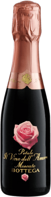 4,95 € Kostenloser Versand | Weißer Sekt Bottega Il Vino dell'Amore Petalo I.G.T. Veneto Venetien Italien Muscat Kleine Flasche 20 cl