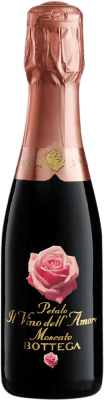 4,95 € Бесплатная доставка | Белое игристое вино Bottega Il Vino dell'Amore Petalo I.G.T. Veneto Венето Италия Moscato — Мускат Мини-бутылка 20 cl