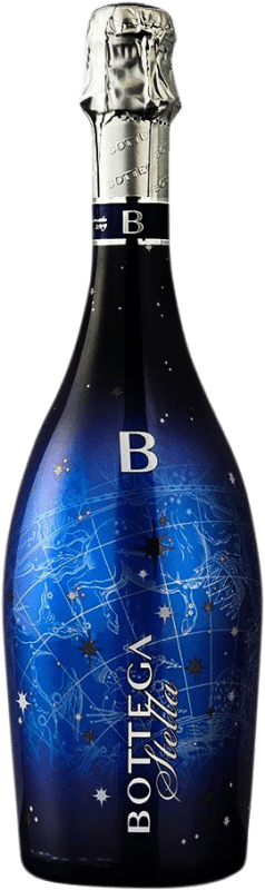 19,95 € Kostenloser Versand | Weißer Sekt Bottega Stella I.G.T. Veneto Venetien Italien Pinot Schwarz, Chardonnay, Glera Flasche 75 cl