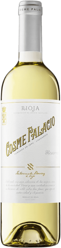 27,95 € Spedizione Gratuita | Vino bianco Cosme Palacio Blanco Riserva D.O.Ca. Rioja La Rioja Spagna Viura Bottiglia 75 cl