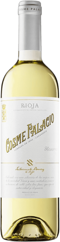 21,95 € Envío gratis | Vino blanco Cosme Palacio Blanco Reserva D.O.Ca. Rioja La Rioja España Viura Botella 75 cl