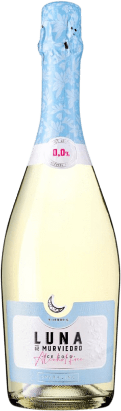 7,95 € Free Shipping | White sparkling Murviedro Luna Sparkling 0.0 Blanco Spain Bottle 75 cl Alcohol-Free