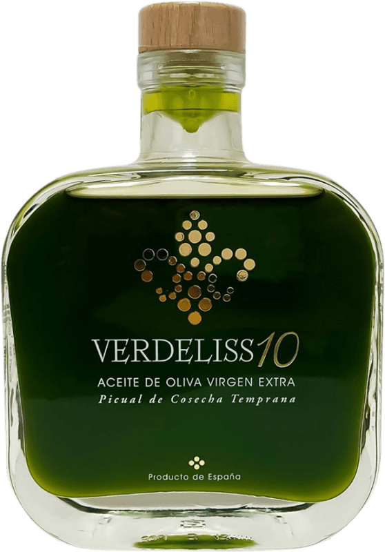 29,95 € Envío gratis | Aceite de Oliva Verdeliss 10 Picual White Gold España Botella Medium 50 cl
