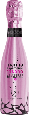 4,95 € Spedizione Gratuita | Spumante rosato Bocopa Marina Espumante Rosé D.O. Alicante Comunità Valenciana Spagna Monastrell Piccola Bottiglia 20 cl