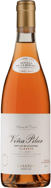24,95 € Kostenloser Versand | Rosé-Wein Félix Callejo Viña Pilar Rosado D.O. Ribera del Duero Kastilien und León Spanien Tempranillo, Albillo Flasche 75 cl