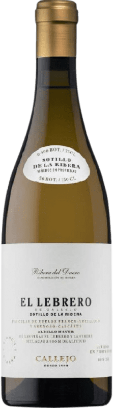 49,95 € Spedizione Gratuita | Vino bianco Félix Callejo El Lebrero D.O. Ribera del Duero Castilla y León Spagna Bottiglia Magnum 1,5 L