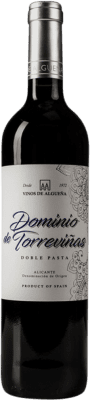 3,95 € Бесплатная доставка | Красное вино La Algueña Dominio de Torreviñas Doble Pasta D.O. Alicante Сообщество Валенсии Испания Monastrell — Монастрель Бутылка 75 cl