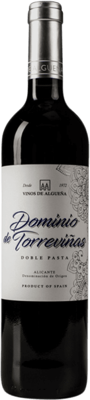 6,95 € Free Shipping | Red wine La Algueña Dominio de Torreviñas Doble Pasta D.O. Alicante Valencian Community Spain Monastrell Bottle 75 cl