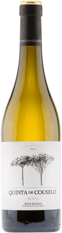 29,95 € Envío gratis | Vino blanco Quinta de Couselo D.O. Rías Baixas Galicia España Loureiro, Treixadura, Albariño Botella Magnum 1,5 L
