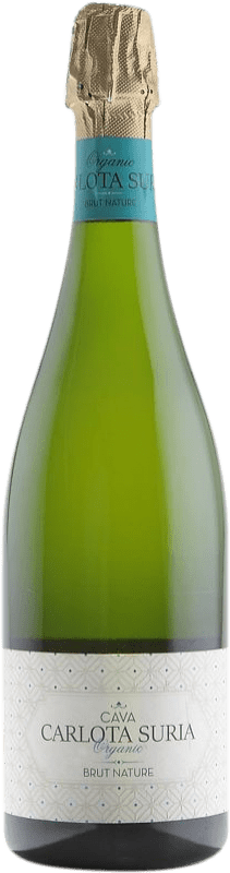 15,95 € Envio grátis | Espumante branco Pago de Tharsys Carlota Suria Brut Nature D.O. Cava Catalunha Espanha Macabeo, Parellada Garrafa 75 cl