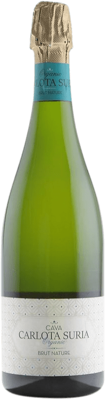 15,95 € Spedizione Gratuita | Spumante bianco Pago de Tharsys Carlota Suria Brut Nature D.O. Cava Catalogna Spagna Macabeo, Parellada Bottiglia 75 cl