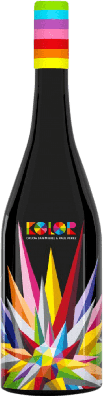 42,95 € Бесплатная доставка | Красное вино Raúl Pérez Kolor Okuda San Miguel D.O. Bierzo Кастилия-Леон Испания Mencía — Менсия Бутылка 75 cl