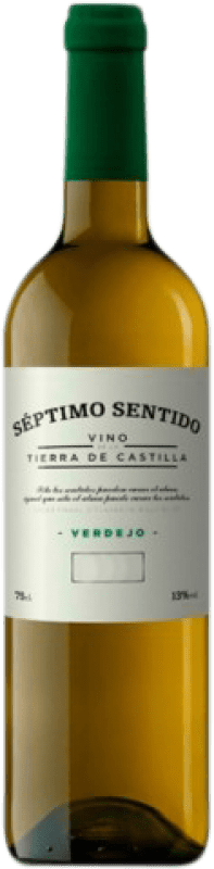 5,95 € Envío gratis | Vino blanco Vintae Séptimo Sentido I.G.P. Vino de la Tierra de Castilla Castilla la Mancha España Verdejo Botella 75 cl