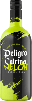 9,95 € Free Shipping | Liqueur Cream Andalusí Peligro Catrina Tequila Melón Spain Bottle 70 cl