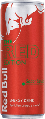 51,95 € Envío gratis | Caja de 24 unidades Refrescos Red Bull Energy Drink Watermelon Austria Lata 25 cl